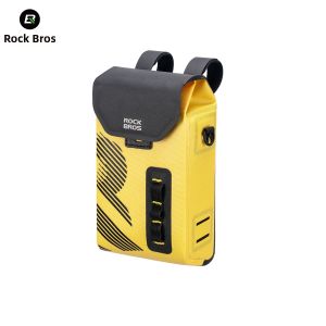 RockBros | Waterproof Flip-top Bike Handlebar Bag for Front and Rear Placement