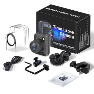 Outdoor Time Lapse Camera 32MP 4K Waterproof Timelapse Camera Recorder with 90 Degree Rotating Screen 6 Months Battery Life