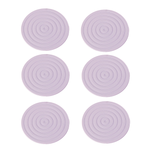 8PCS Silicone Coaster Set Premium Heat Resistant Non Slip Washable Durable Cup Pads for Mugs Wine Glasses Cocktails Home Bar