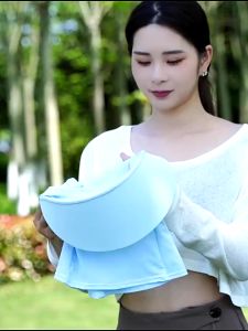 Jin.Lucky หมวกคลุมกันแดด ป้องกันรังสียูวี, แบบเต็มหน้า