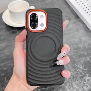 Wave Texture Case For Honor 500 Pro Magic 8 Air 7 Lite X9C X9D X70 X60 6 GTPro Magnetic Cover w/ Metal Camera Frame Protection