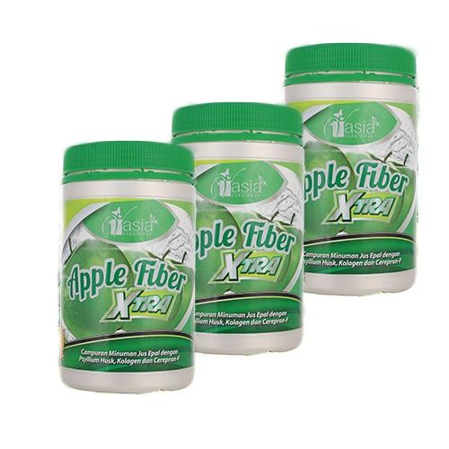 Vasia Apple Fiber Xtra (3 Bottle) + Free gift Lazada