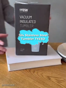 TYESO® Original 「 ✦Engrave 𝐍𝐚𝐦𝐞✦ 」8839 Custom Name 500ML 304 Stainless Steel Vacuum Insulated Thermos Tumbler Drinkware Office Boss Cup