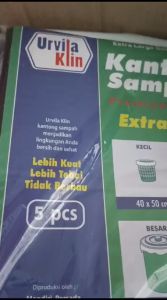 Kantong Plastik Sampah Premium Quality Urvila Klin