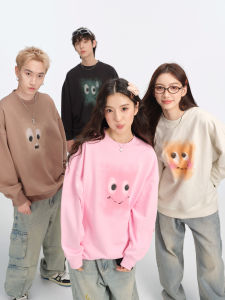 dangerouspeople | Couple Pattern Round Neck Sweatshirt