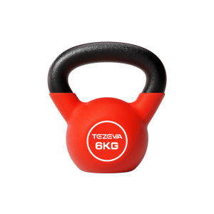TEZEWA | Solid Cast Iron Kettlebell 6kg