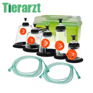 Tierarzt Veterinary Oxygen Mask Set Oxygen Inhalation Atomizing Mask for Animals Dog Cat Pet High Quality