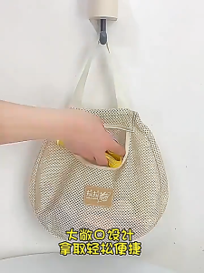 Household underwear and socks storage bag hanging door breathable mesh pocket storage bag storage artifact