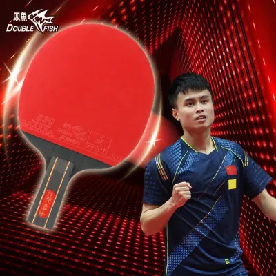 Double Fish | Professional Junior Table Tennis Racket Horizontal Grip Inverted Rubber