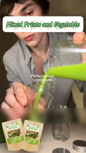 Mixed Fruit Vegetable Powder Detox Drink Green Superfood Daily Nutrition Healthy Wellness Drink