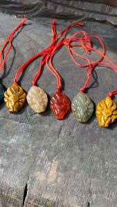 Mặt dây chuyền hồ ly 9 đuôi đá phong thủy quyến rũ may mắn và tài lộc - Đá phong thủy tự nhiên 100%