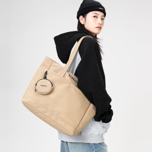 Large Capacity Womens Tote Bag ABOYS University Commuter Bag Fashionable Single Shoulder Bag with Multiple Compartments