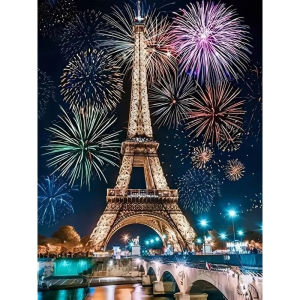 Iconic Eiffel Tower Paris Landscape Jigsaw Puzzle 500/1000/1200/2000PCS Stress Relief Puzzle Wall Art Decor Gift
