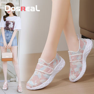 DOSREAL Doll Shoes for Women on sale Korean Style Mesh Light Slip On Women Loafers Shoes Large Size 35-42 Black Shoes Women School Flats Fashion Sneakers