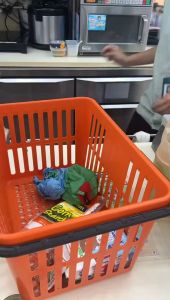 ถุงผ้าพับได้กระเป๋าผ้าพับได้ พร้อมส่ง