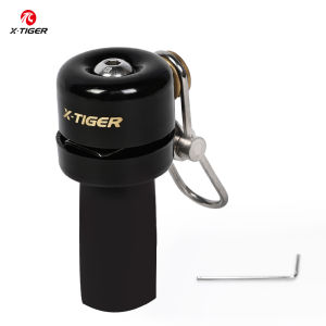 X-TIGER Bar End Bell Road Bike 80dB ClearLoud MTB Bike Bell Compact Lightweight Bicycle Bell Suitable for 22.2mm Handlebar Plugs