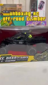 Mainan Mobil Remote Control 6 Roda RC Climber Bahan Alloy Ban Karet 1:18