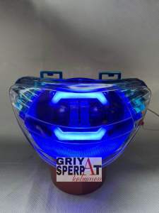 LAMPU DEPAN DAYMAKER SATRIA HIU MALAYSIA DAYMAKER LED