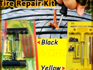 8pcs Car Motorcycle Tire Repair Kit Portable Emergency Tubeless Tyre Repair Kit With Rubber Patch Strips