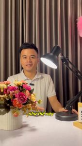Đèn học để bàn ánh sáng trắng chống cận MY HOME có khớp nối di chuyển linh hoạt DN025