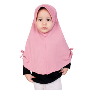 Dungdungkids Allysa Kerudung Anak Jilbab Instan Hijab Anak Bergo Premium Serut Pundak