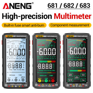 ANENG | ANENG 681/682/683 6000 count touch multimeter rechargeable anti burn NCV non-contact voltage detection zero wire identification