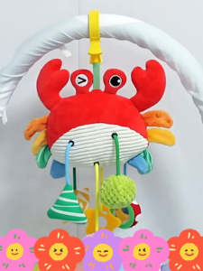 Oldlaiben Baby Hanging Toy Newborn Rattle Toys Infant Stroller Toys Crib Hanging Doll Soothing Dolls