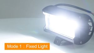 Lampu Kerja Led 7 inci 120W Lampu Kabut Lampu Sorot Balok Banjir Untuk Pekerjaan Offroad Mobil Traktor Truk 12-24V(Tidak berkedip)