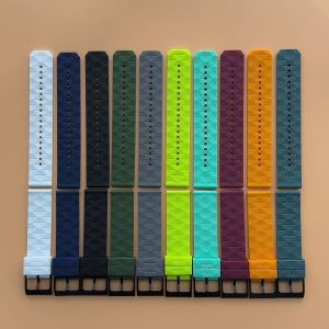 STRAP TALI JAM GARMIN FORERUNNER 55 - VENU 2 PLUS MODEL 3D CUBES RUBBER 20MM