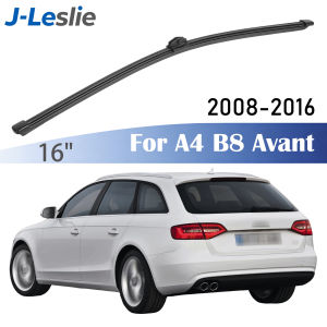 16" Rear Wiper Blade For Audi A4 B8 Avant Allroad 8K S4 RS4 2008-2016 Windshield Windscreen Wipers Washer Window Rain Brushes