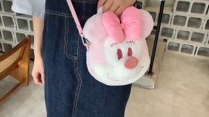 Túi đeo chéo thú bông hoạt hình Chuột Mickey siêu mềm mịn đáng yêu