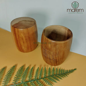 GELAS MINUM KAYU JATI PREMIUM