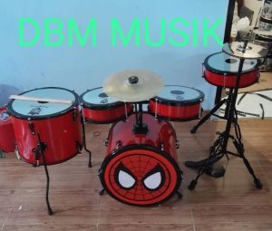 drummini 16inc fullset gratis nama/logo