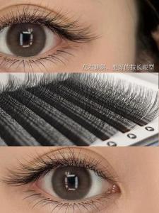 Fluffy Small Flower Fake Eyelashes Realistic Moms Natural Look Dense Set for Beauty Salons Baby Bend BC Upward Slant V-Type