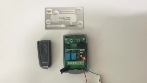 Bộ Thu Điều Khiển Từ Xa Cửa Nhà Để Xe Đa Năng 433 MHz DC 12-24V Công Tắc Truyền Lệnh Cổng Mã Cuộn Cố Định