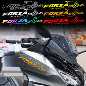 1คู่/สติกเกอร์ฮอนด้า Forza กันชนหน้ารถจักรยานยนต์สติกเกอร์ตกแต่งสะท้อนแสงรถจักรยานยนต์สติกเกอร์กันน้ำ