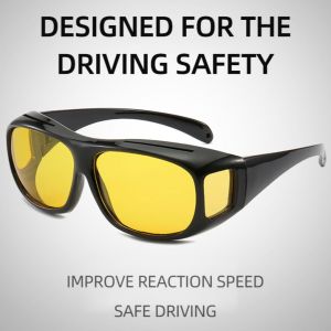 ⚡Polarized night driving glasses Cycling glasses Sunglasses Wind and sand protection glasses Night v