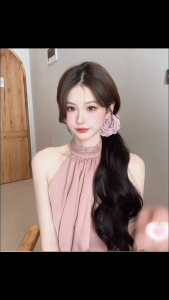 40CM Wig ponytail female clip-on straight hair high ponytail simulation hair can be tied naturally