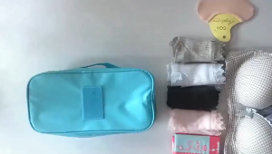 พร้อมส่ง กระเป๋าจัดระเบียบชุดชั้นใน หลากสี พับเก็บได้ จุได้เยอะ กางเกงใน ถุงเท้า พกพาเดินทาง