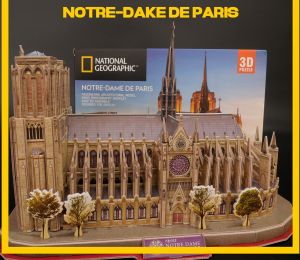 เมืองท่องเที่ยว ปารีส Notre Dame de Paris (Paris) DS0986 แพ็คเกตสุดหรู สมราคา! แบรนด์ Cubicfun ของแท้ 100% สินค้าพร้อมส่ง