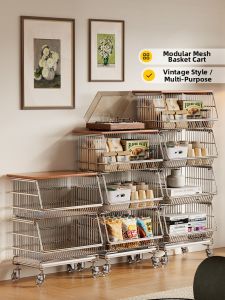 ERMO | Multifunctional Kitchen Fruit and Vegetable Storage Trolley