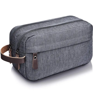 Foldable Hanging Mens Travel Large Capacity Promotional Toiletries Storage Bag Oxford Cloth Waterproof Makeup Bag Double Layer