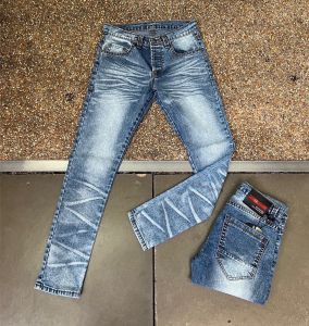 กางเกงยีนส์ขายาวผู้ชายขาเดฟ #210Y กางเกงขาเดฟ กางเกงยีนส์ชาย ยีนส์ฟอก ใส่ทำงาน กางเกงเกาหลี ใส่เที่ยว