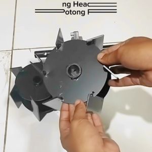 Alat Penggembur Tanah Mini Tiller Wedder Head Mesin Potong Rumput Tebeng Padi Alat Penyiangan Gulma