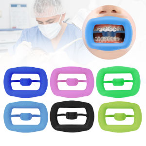 1pc Tongue stopper dental bite support reusable oral lip constrictor colored oral teeth and cheek traction device