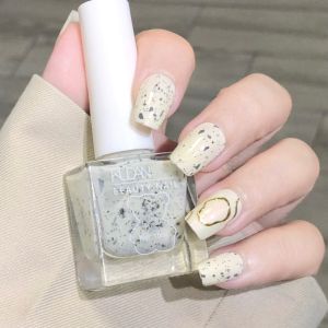 Shop Owner Recommend Oily Cream Color Quail Egg Shell Nail Polish Gentle White Japanese Nail Art No Peeling and Baking Free
