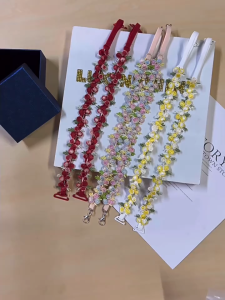 HAOZAILAI 1 Cặp Hoa Ngọt Ngào Ren Phụ Nữ Áo Ngực Dây Đeo Crochet Chống-Trượt Đàn Hồi Có Thể Điều Chỉnh Vành Đai Vai Dây Đeo Cho Đám Cưới Bên Váy