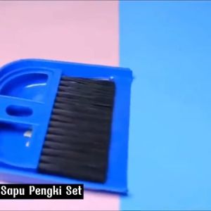 SAPU MINI SET(READY HIJAU)/Sapu Mini Set Pembersih Debu Multifungsi Sapu Pengki Serok Cikrak kecil kebersihan karpet mobil meja laptop