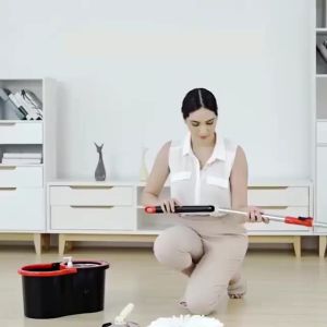 Pel Lantai Putar / Magic Spin Mop Stainles