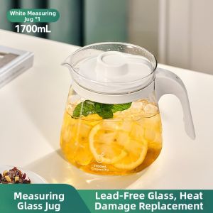 GIANXI | High-temperature-resistant Aesthetic Glass Water Pitcher With Scale
